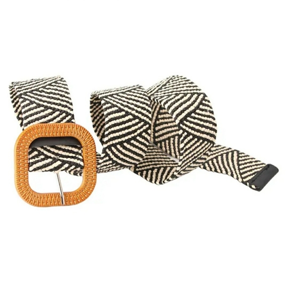 Boho Square Buckle Belt - Picture 6 of 6